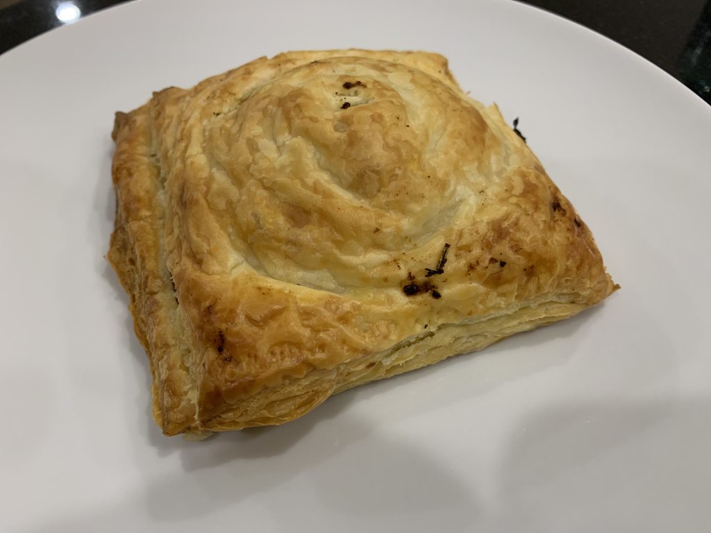 chickpea and mushroom pattie
