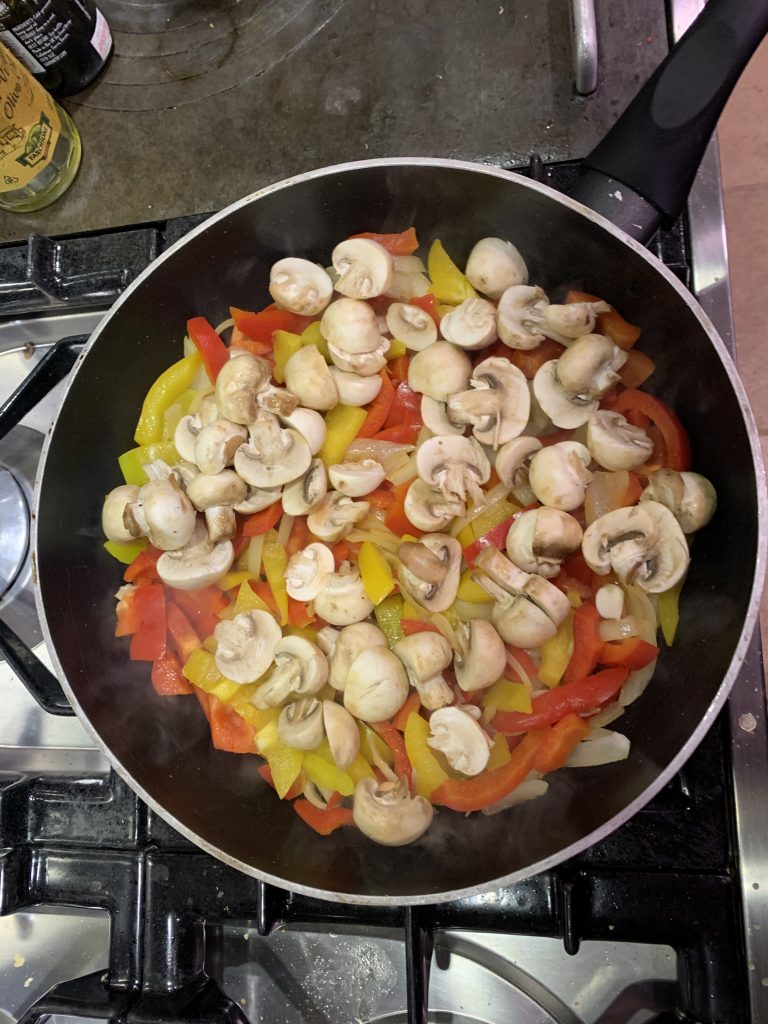 add the mushrooms