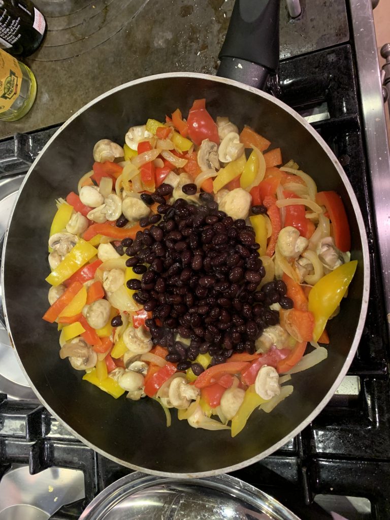 add the black beans