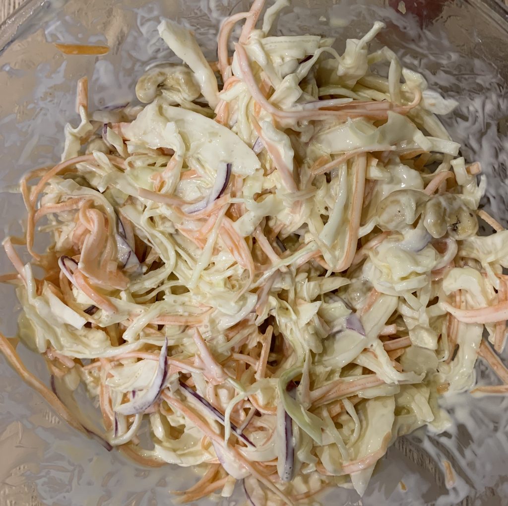 coleslaw with white cabbage