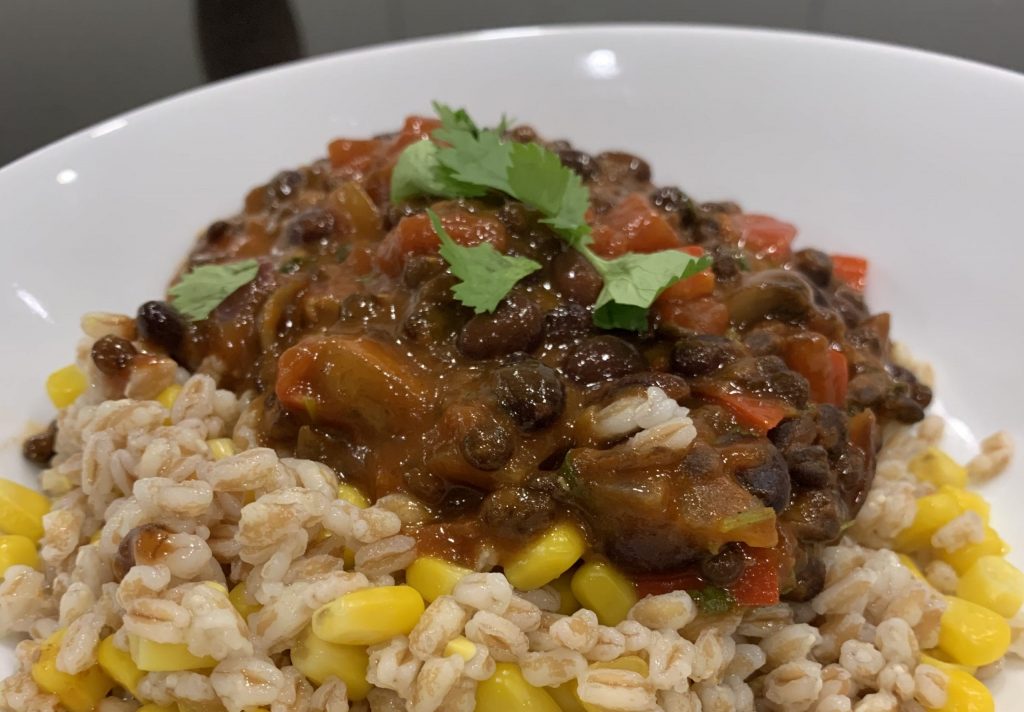 Vegan Chilli with Emmer wheat