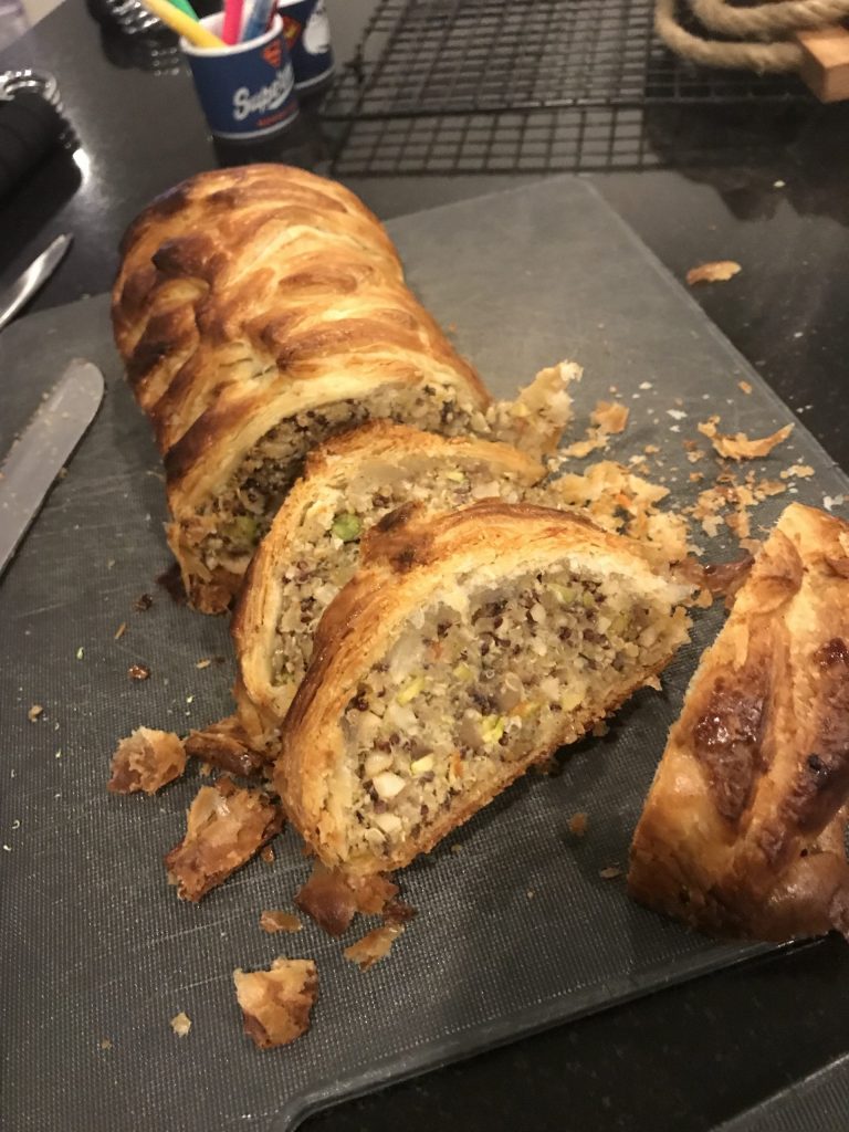 ushroom and nut wellington
