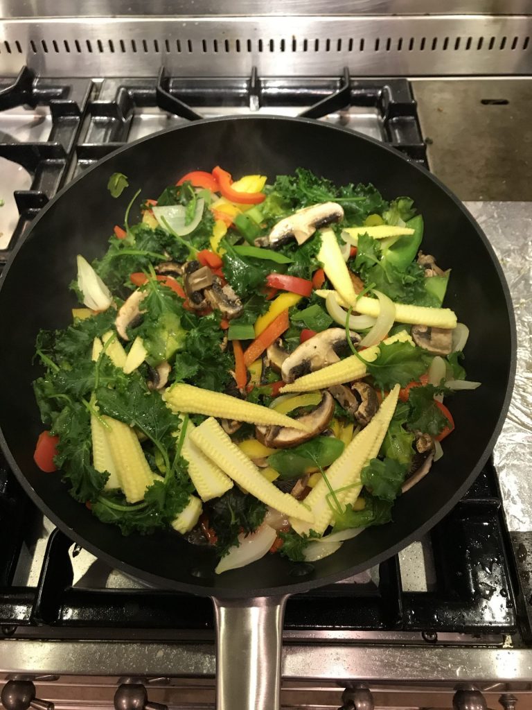 Vegan green Thai curry