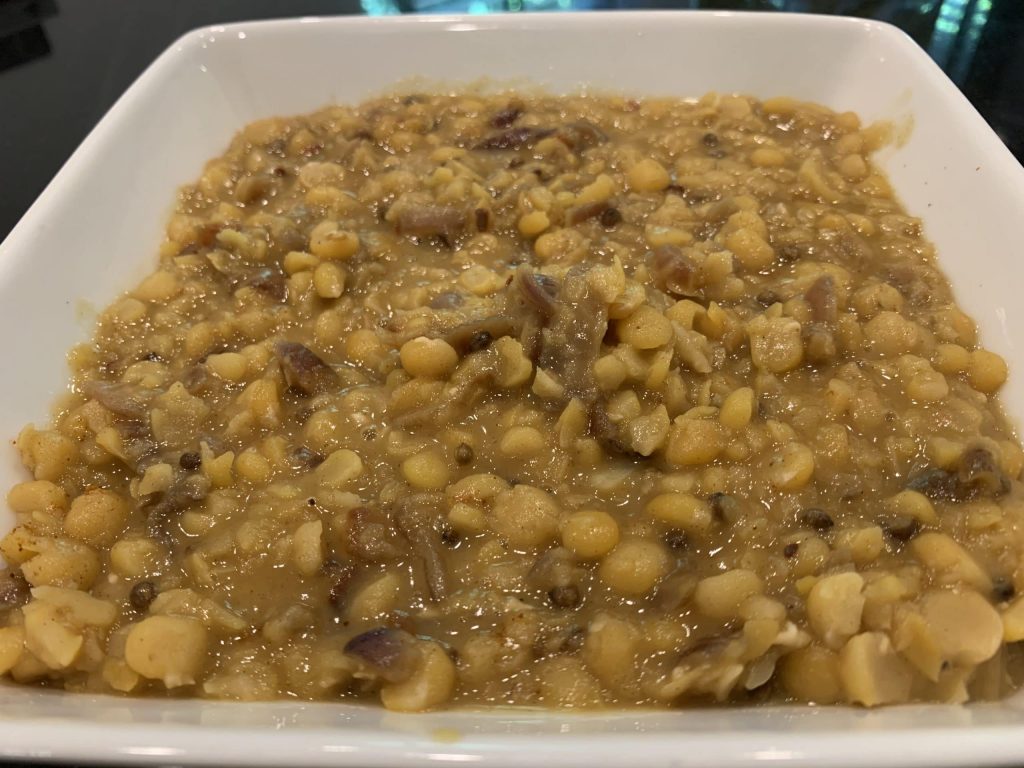 yellow split pea dal