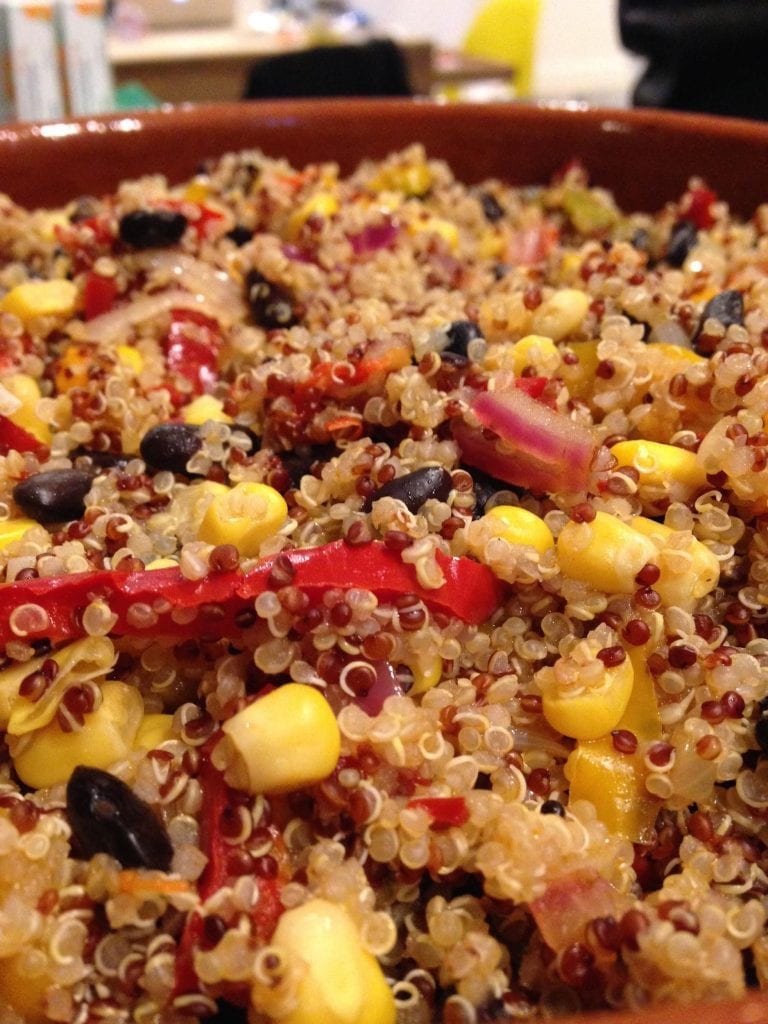 mexican quinoa closeup