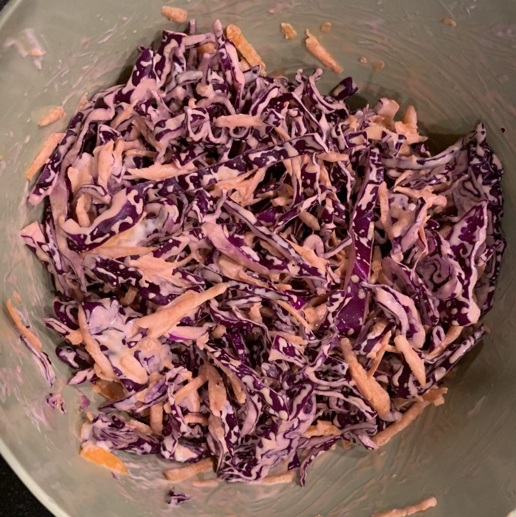 Red Cabbage Coleslaw