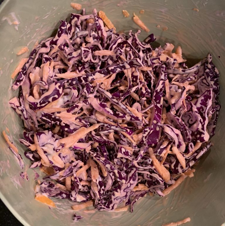 Red Cabbage Coleslaw