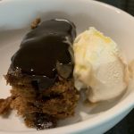 sticky toffee and walnut pudding