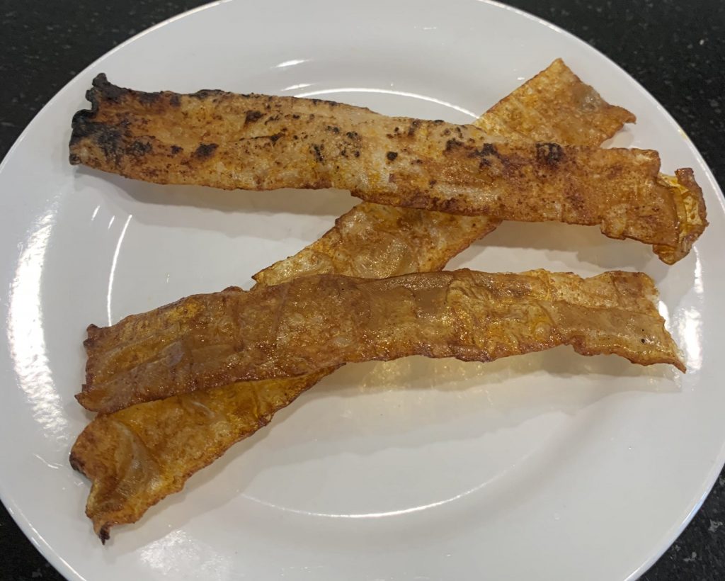rice paper bacon