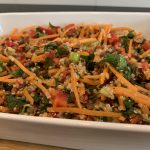 Lentil and Quinoa mint salad