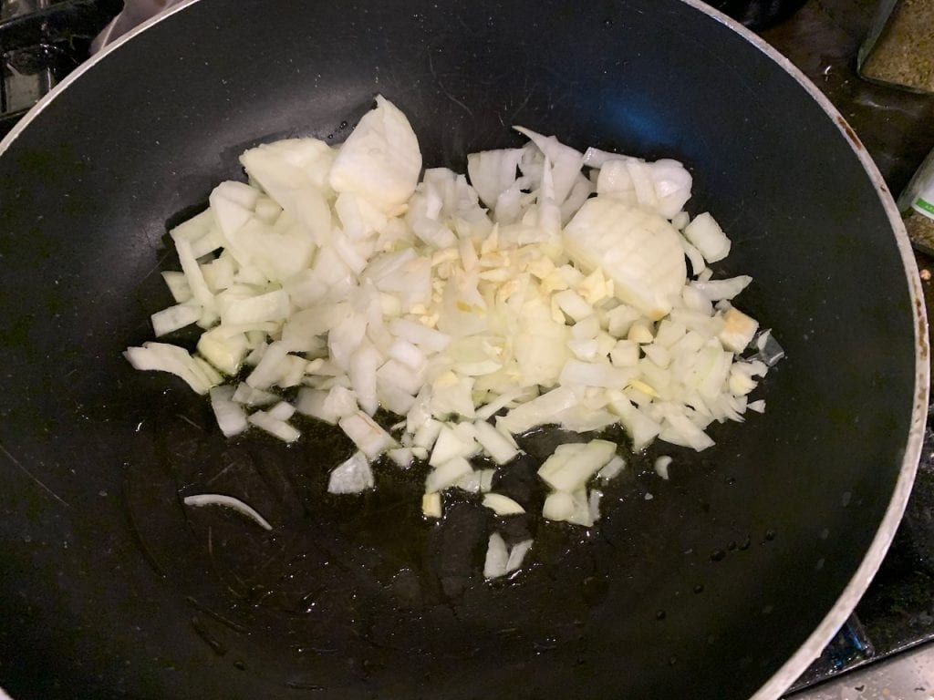 fry the onions