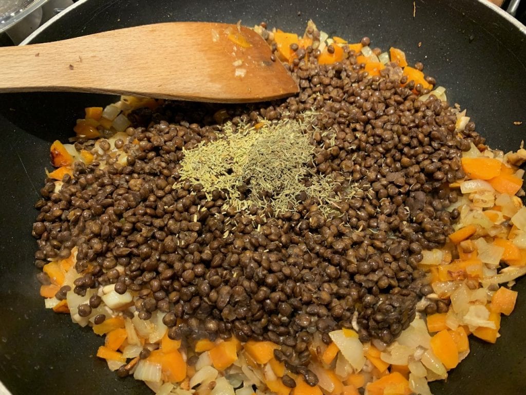 add the herbs