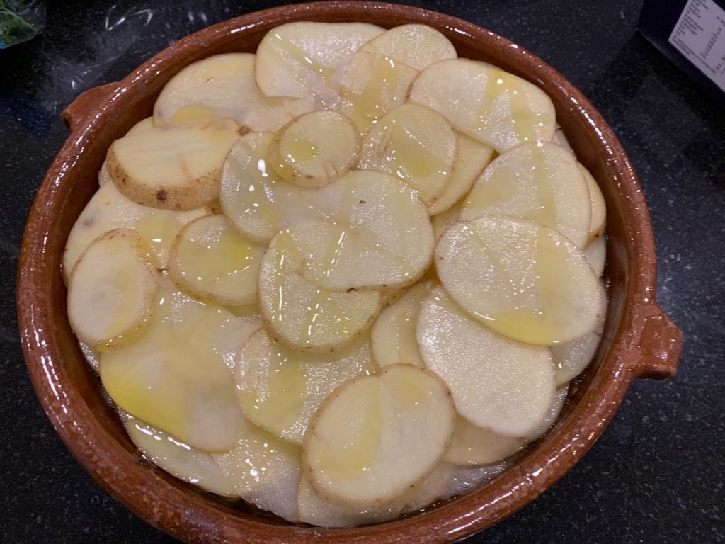 drizzle top with oil