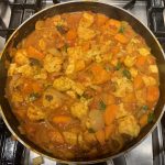 cauliflower sweet potato curry