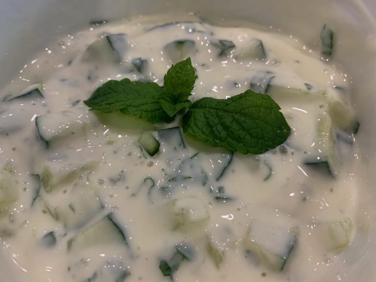 Plant based raita