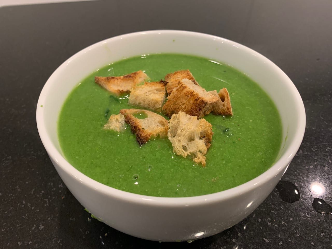 Pea and Spinach soup