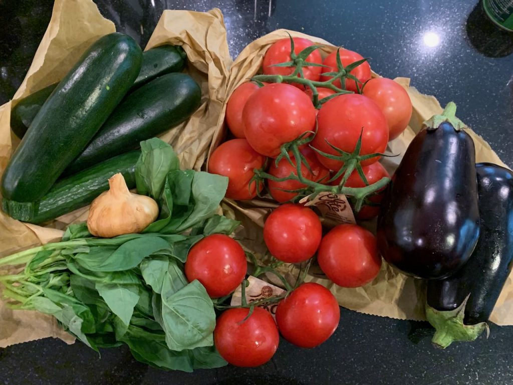 Ratatouille Ingredients