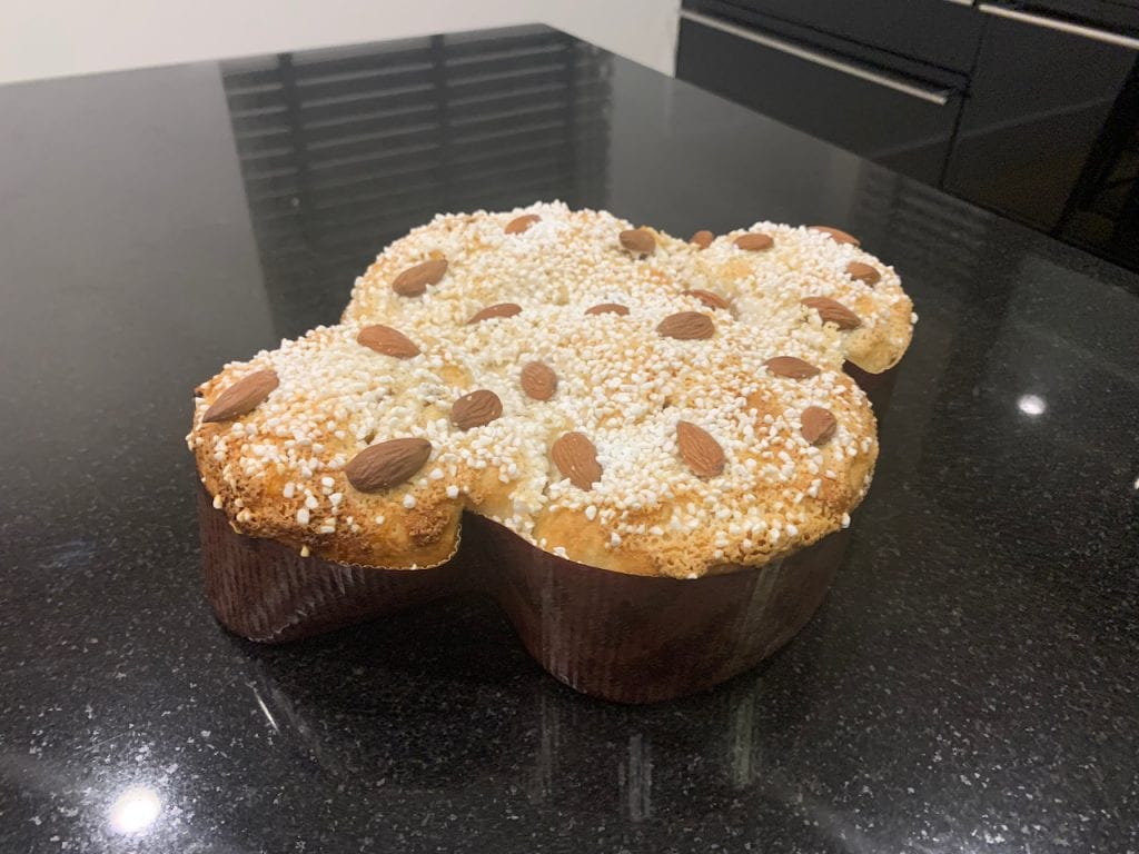vegan colomba cake