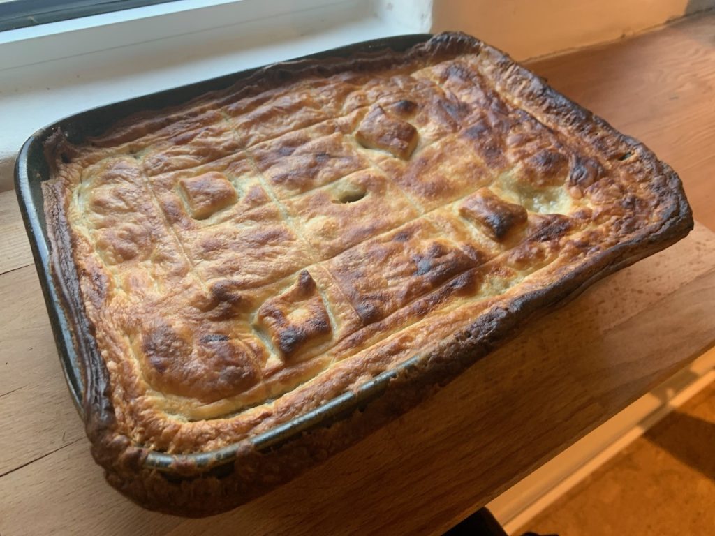 leek and mushroom pie