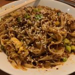 Korean chilli, garlic noodles