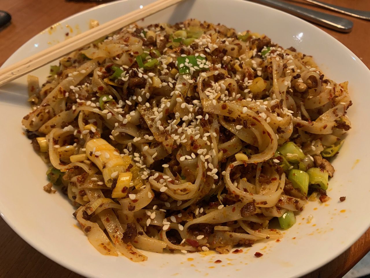 Korean chilli, garlic noodles