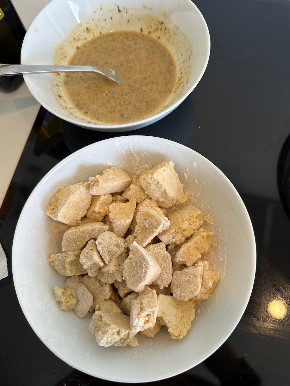Crispy tofu in a sticky lime and soy sauce - The Plant based dad